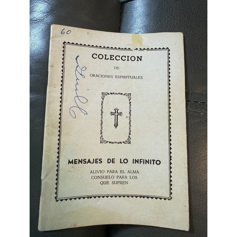 -PAMPHLET/FOLLETO VTG Mensajes De Lo Infinito Colección De Oraciones Espiritual